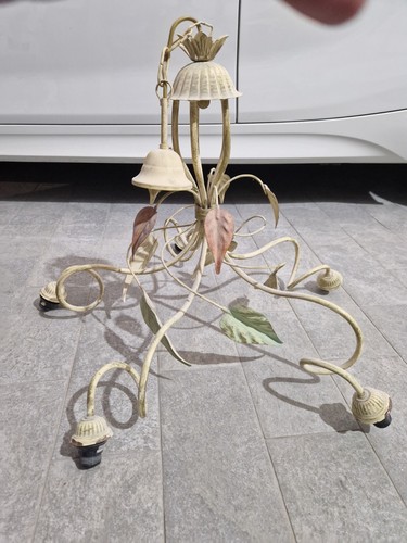 Lampadario ferro battuto - ferro,