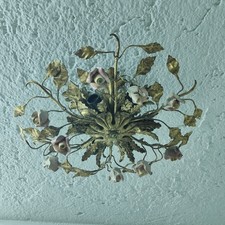 Plafoniera  ferro battuto