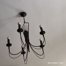 Lampadario In Ferro Battuto