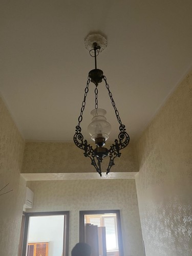 Lampadario vintage ferro - •,