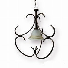 Lampadario vintage ferro