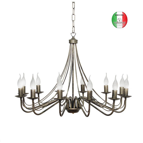 Lampadario ferro battuto - lampadario,