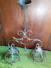 Lampadario vintage in ferro