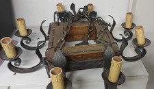 Lampadario rustico vintage in