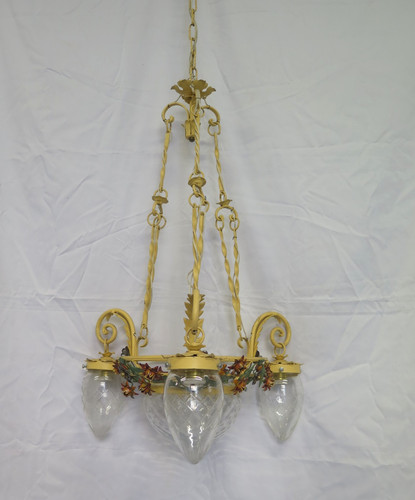 Lampadario stile florelae art - lampadario,