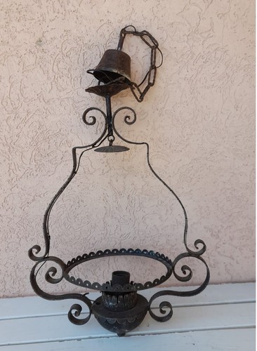 Lampadario ferro battuto - lampadario,