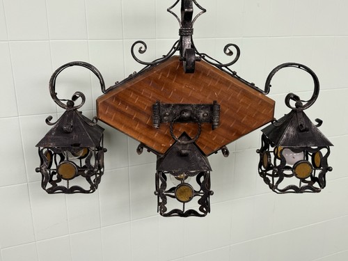 Lampadario vintage lanterna - lampadario,