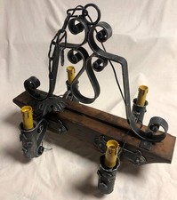 Lampadario vintage in ferro