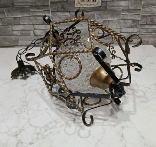 Lampadario lanterna vetro - lampadario, in