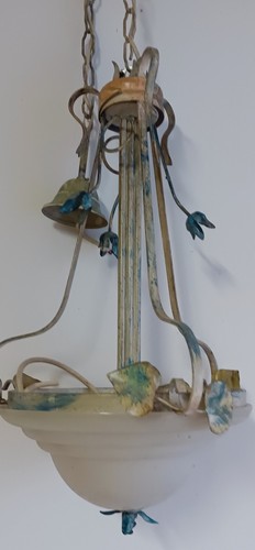 Lampadario ferro battuto - lampadario, in
