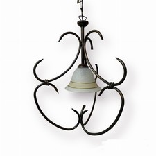 Lampadario vintage ferro