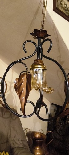 Lampadario vintage ferro - vintage,