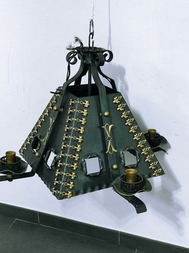 Lampadario rustico vintage - , in