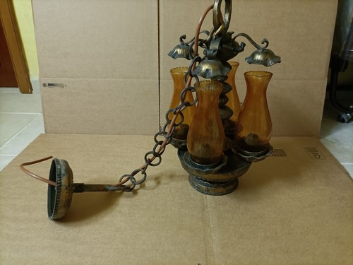 Lampadario vintage ferro - vintage,